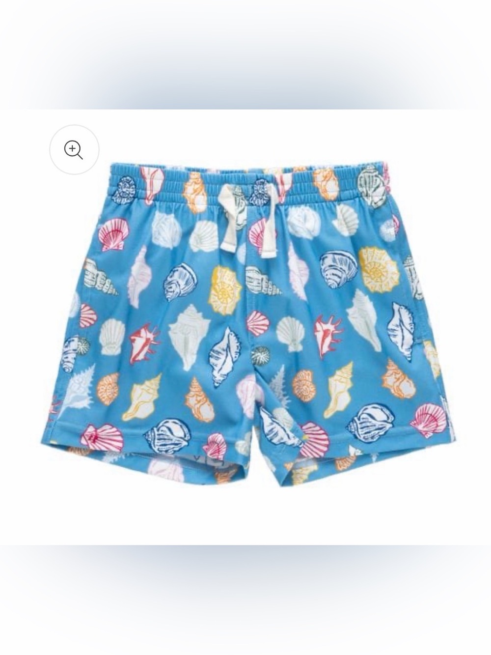 Blue Rooster Kids Blue Shell-Print Swim Shorts